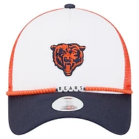 Bracelet d'amitié New Era blanc/bleu marine pour femme Chicago Bears, casquette ajustable 9FORTY