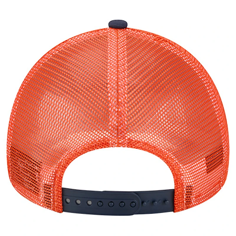 Women's New Era White/Navy Chicago Bears Friendship Bracelet 9FORTY Adjustable Hat