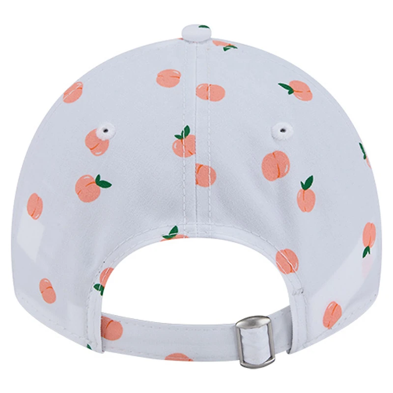 Women's New Era  White Chicago Bears Fruit Pattern 9TWENTY Adjustable Hat