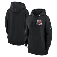 Women's Nike Black Chicago Bears 2023 NFL Crucial Catch Club Pullover Hoodie