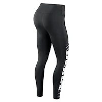 Legging croisé Nike Chicago Bears Yard Line pour femme, noir