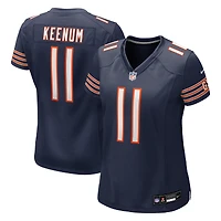 Maillot Nike Case Keenum bleu marine pour femme des Chicago Bears