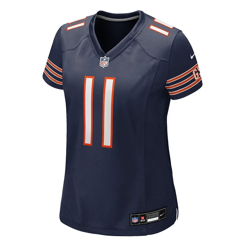 Maillot Nike Case Keenum bleu marine pour femme des Chicago Bears