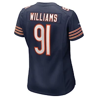 Maillot de match Nike Chris Williams bleu marine des Chicago Bears pour femme
