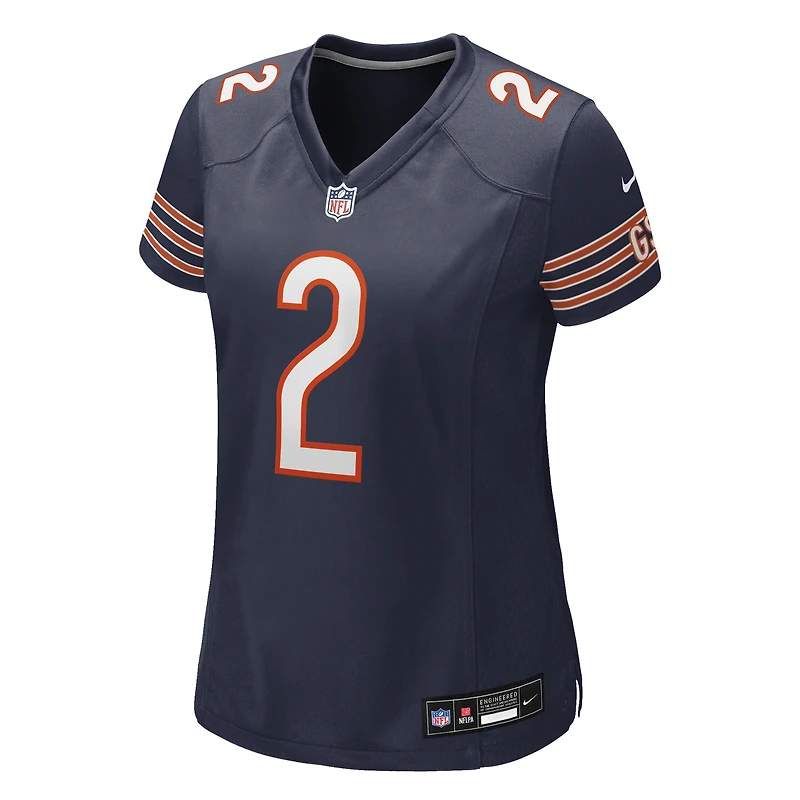Maillot de match Nike Coby Bryant bleu marine des Chicago Bears pour femmes