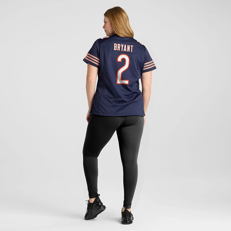 Maillot de match Nike Coby Bryant bleu marine des Chicago Bears pour femmes