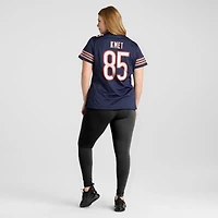 Maillot de match Nike Cole Kmet des Chicago Bears pour femme, bleu marine