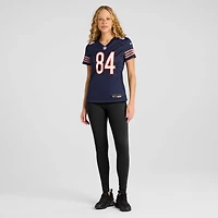 Maillot Nike Colston Loveland bleu marine pour femme des Chicago Bears
