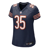 Maillot Nike Deion Hankins bleu marine pour femme des Chicago Bears