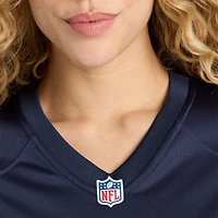 Maillot Nike Deion Hankins bleu marine pour femme des Chicago Bears