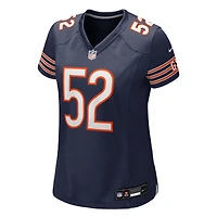 Maillot Nike Drew Dalman bleu marine pour femme des Chicago Bears