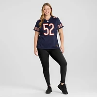 Maillot Nike Drew Dalman bleu marine pour femme des Chicago Bears