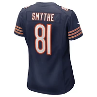 Maillot Nike Durham Smythe bleu marine pour femme des Chicago Bears