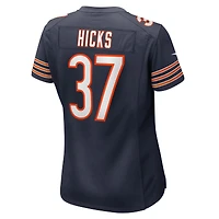Women's Nike Elijah Hicks Navy Chicago Bears Game Player Jersey