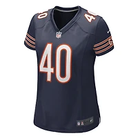 Maillot de joueur retraité Nike Gale Sayers pour femme, bleu marine, Chicago Bears Game