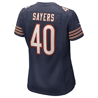 Maillot de joueur retraité Nike Gale Sayers pour femme, bleu marine, Chicago Bears Game