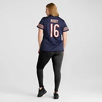 Maillot Nike Jake Moody bleu marine pour femme des Chicago Bears