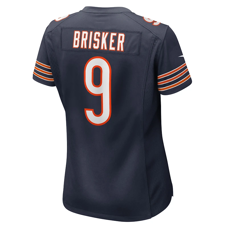 Maillot Nike Jaquan Brisker pour femme, bleu marine, joueur de jeu des Chicago Bears