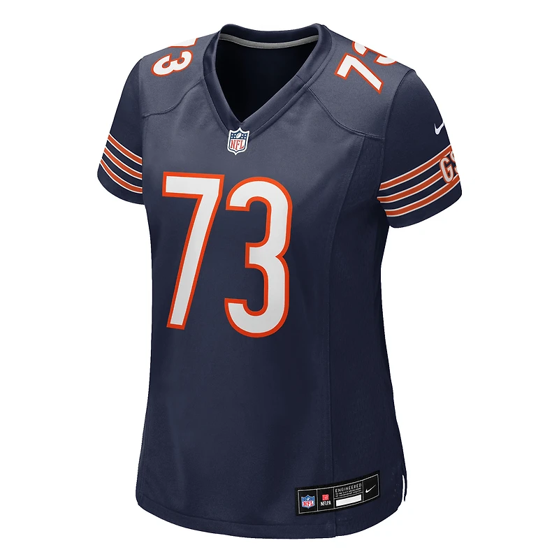 Women's Nike Jonah Jackson Navy Chicago Bears Team Game Jersey