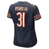 Maillot de match Nike Kevin Byard III pour femme, bleu marine, Chicago Bears