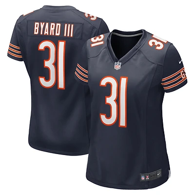 Maillot de match Nike Kevin Byard III pour femme, bleu marine, Chicago Bears