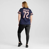 Maillot de match Nike Kiran Amegadjie bleu marine des Chicago Bears pour femme