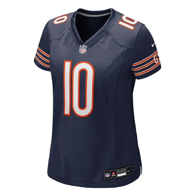 Women's Nike Luther Burden III  Navy Chicago Bears Team Game Jersey