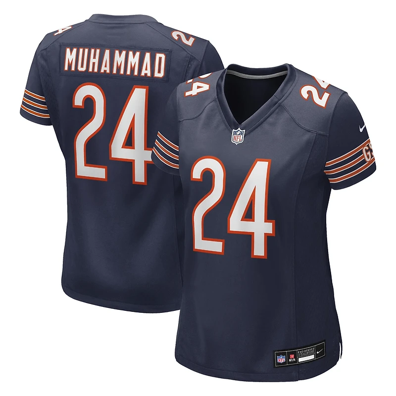 Women's Nike Malik Muhammad Navy Chicago Bears Team Game Jersey