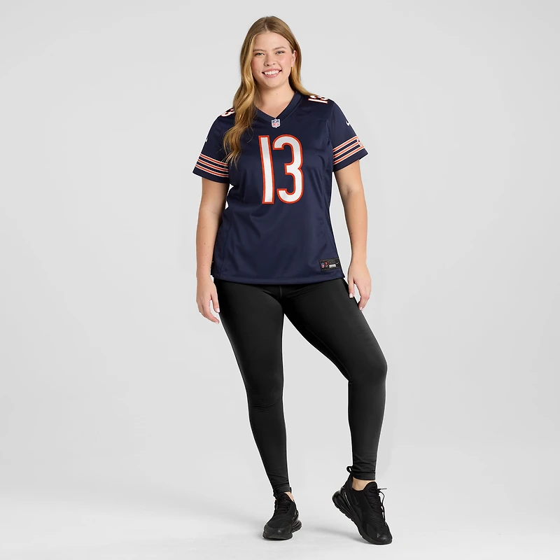 Maillot Nike Maurice Alexander bleu marine pour femme des Chicago Bears