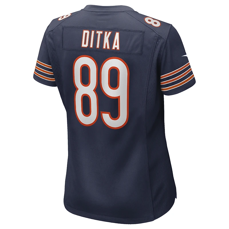 Maillot de joueur retraité Nike Mike Ditka pour femme des Chicago Bears Game, bleu marine
