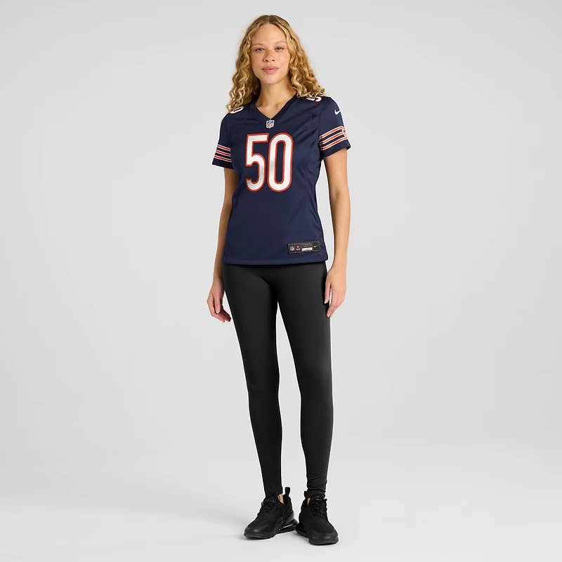 Women's Nike Mike Singletary Navy Chicago Bears Game Retired Player Jersey