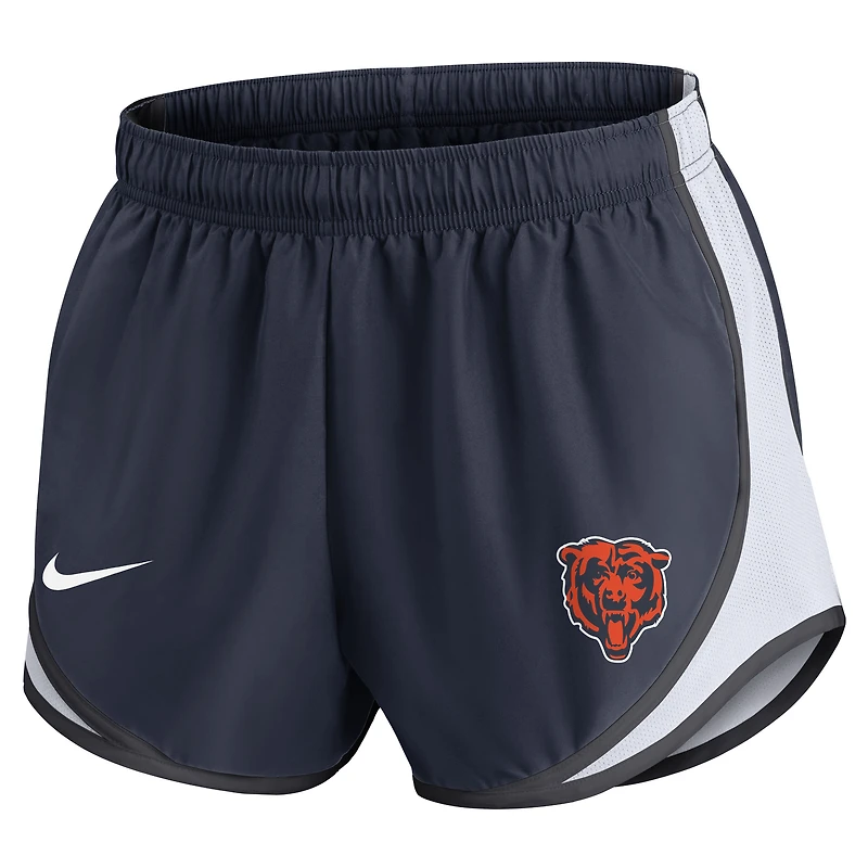 Short Nike Chicago Bears Tempo pour femme - Bleu marine