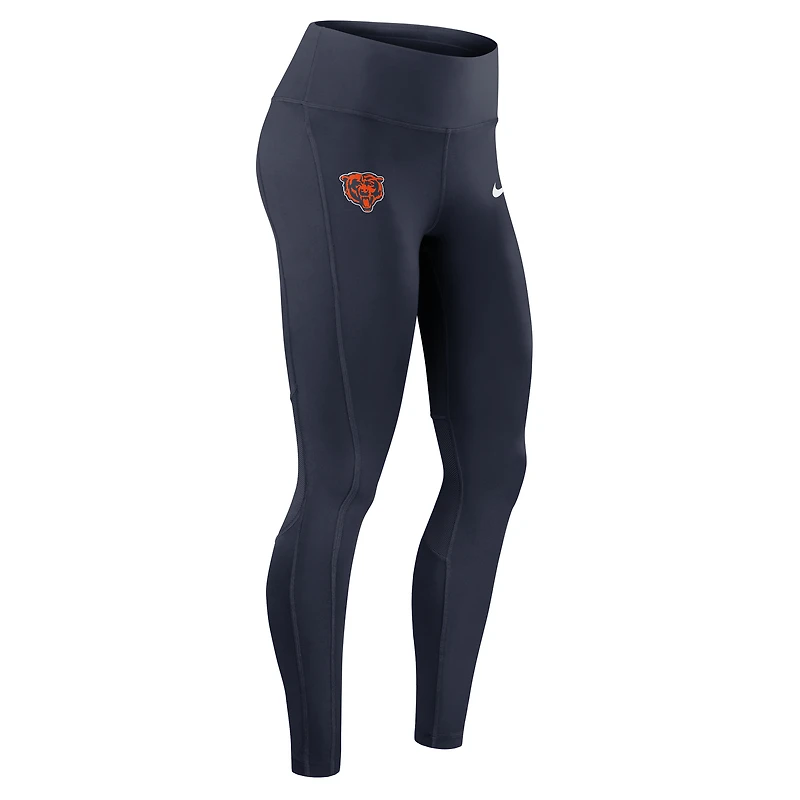 Women's Nike Navy Chicago Bears Primetime Epic Fast Dri-FIT Leggings