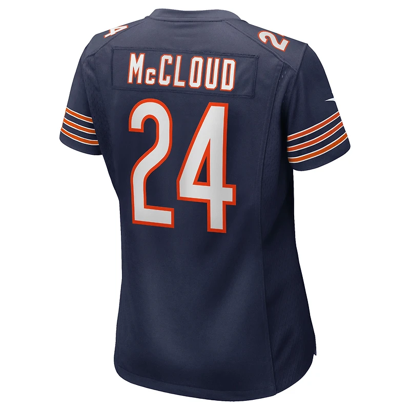 Maillot Nike Nick McCloud bleu marine pour femme des Chicago Bears
