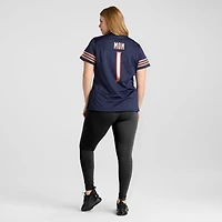Maillot de match Nike numéro 1 Mom des Chicago Bears pour femmes, bleu marine