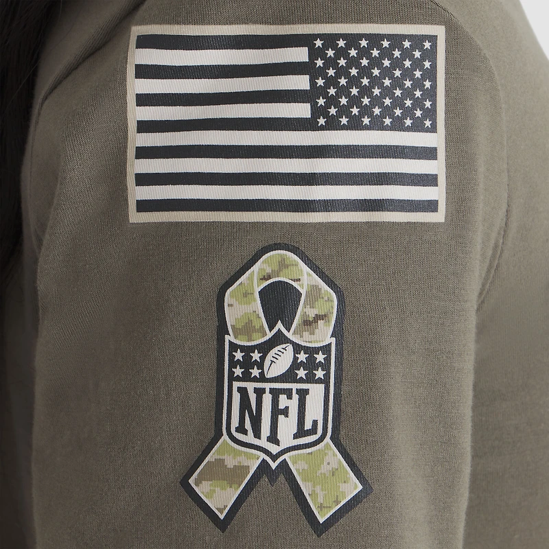 T-shirt Nike Olive Chicago Bears 2025 Salute to Service pour femme