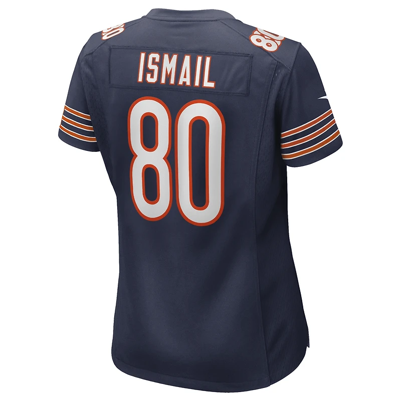 Women's Nike Qadir Ismail Navy Chicago Bears Team Game Jersey