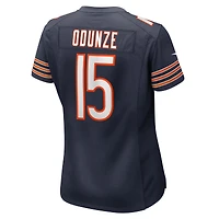 Maillot de match Nike Rome Odunze pour femmes, bleu marine, Chicago Bears