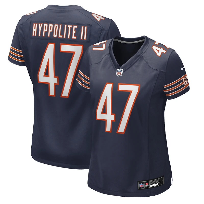 Women's Nike Ruben Hyppolite II Navy Chicago Bears Team Game Jersey
