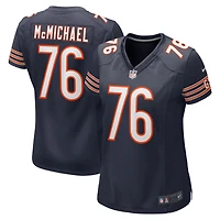 Maillot de match joueur retraité Nike Steve McMichael pour femme, bleu marine, Chicago Bears
