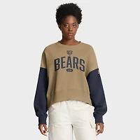 Sweat-shirt surdimensionné Nike Tan Chicago Bears pour femme