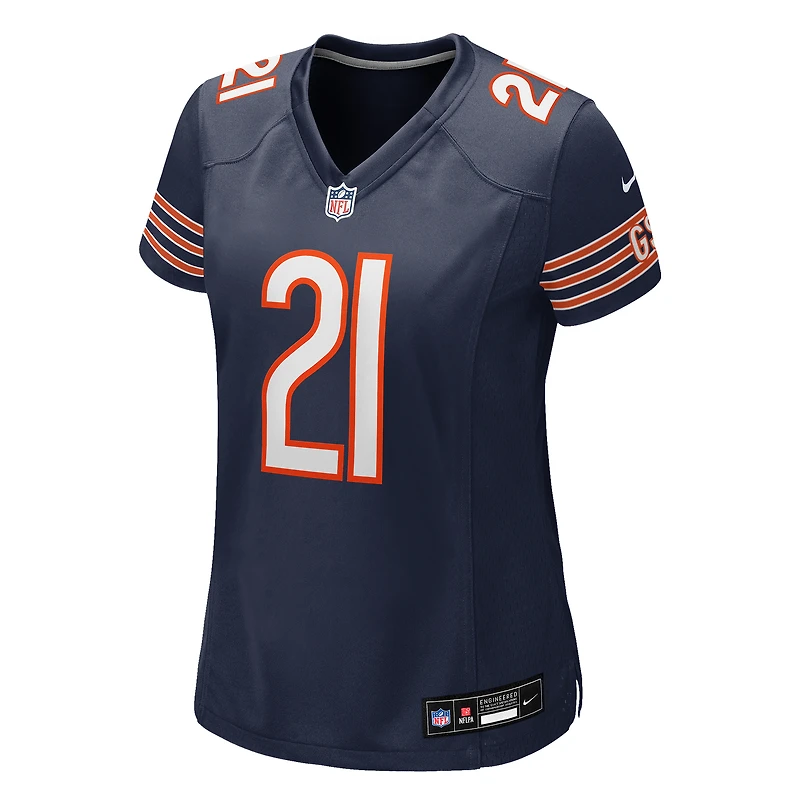 Maillot Nike Travis Homer bleu marine pour femme des Chicago Bears