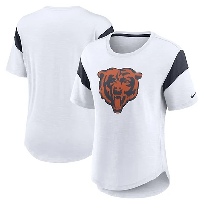 T-shirt Nike blanc Chicago Bears pour femme