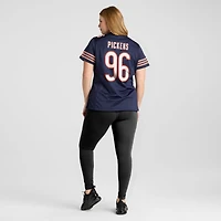 Maillot de match d'équipe des Chicago Bears Nike Zacch Pickens pour femme, bleu marine