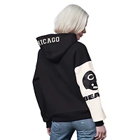 Sweat à capuche zippé noir pour femme des Chicago Bears, 4e essai