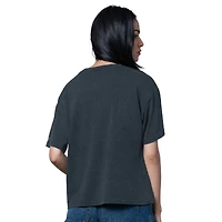 T-shirt surdimensionné pour femme, bleu marine chiné, des Chicago Bears, du Temple de la renommée