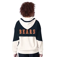 Women's Starter White Chicago Bears Scrimmage Full-Zip Hoodie