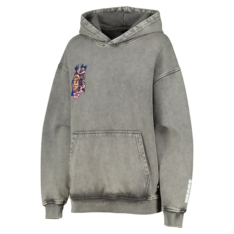 Women's The Wild Collective  Gray Chicago Bears x Ellen Ma 2024 History Month Collection Pullover Hoodie