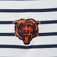 Women's Tommy Bahama White Chicago Bears Tri-Blend Jovanna Striped Dress