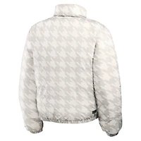 Doudoune courte réversible entièrement zippée bleu marine/blanc pour femme WEAR by Erin Andrews des Chicago Bears